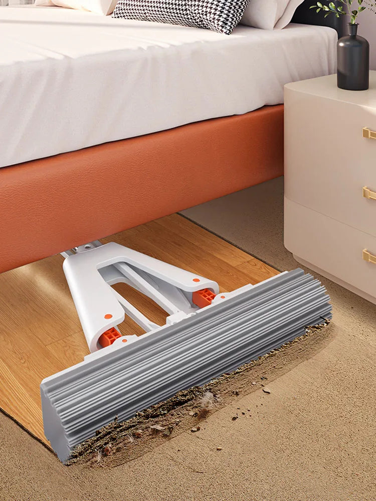 Collodion Mop Free Hand Washing Magic Self-Cleaning Squeeze Water Flat Floor Wiper Tile Wringer Cotton Squeezer Household Helper